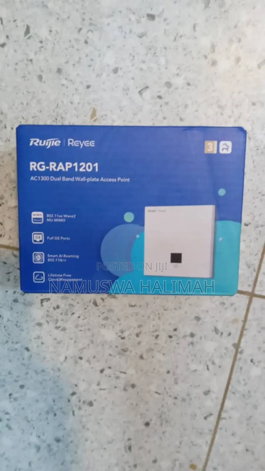 Ruijie Reyee Rg-Rap1201 Ac1300 Dual Band Wall-Plate Access Point.
