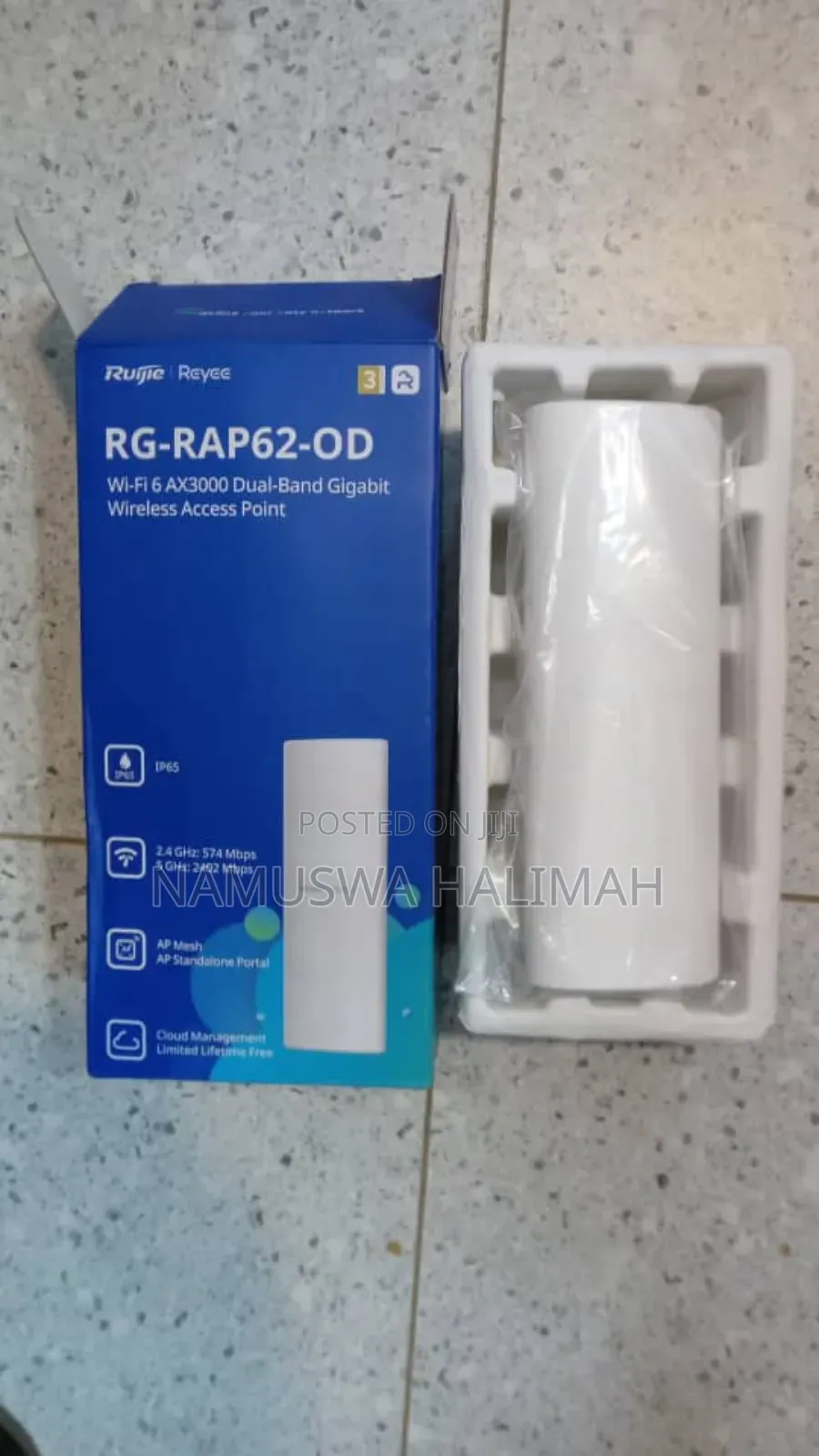 Rg-Rap62-Od Wi-Fi 6 Ax3000 Dual-Band Gigabit Wireless Access Point.
