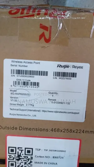 Ruijie Reyee 6202g Wifi 6 Router