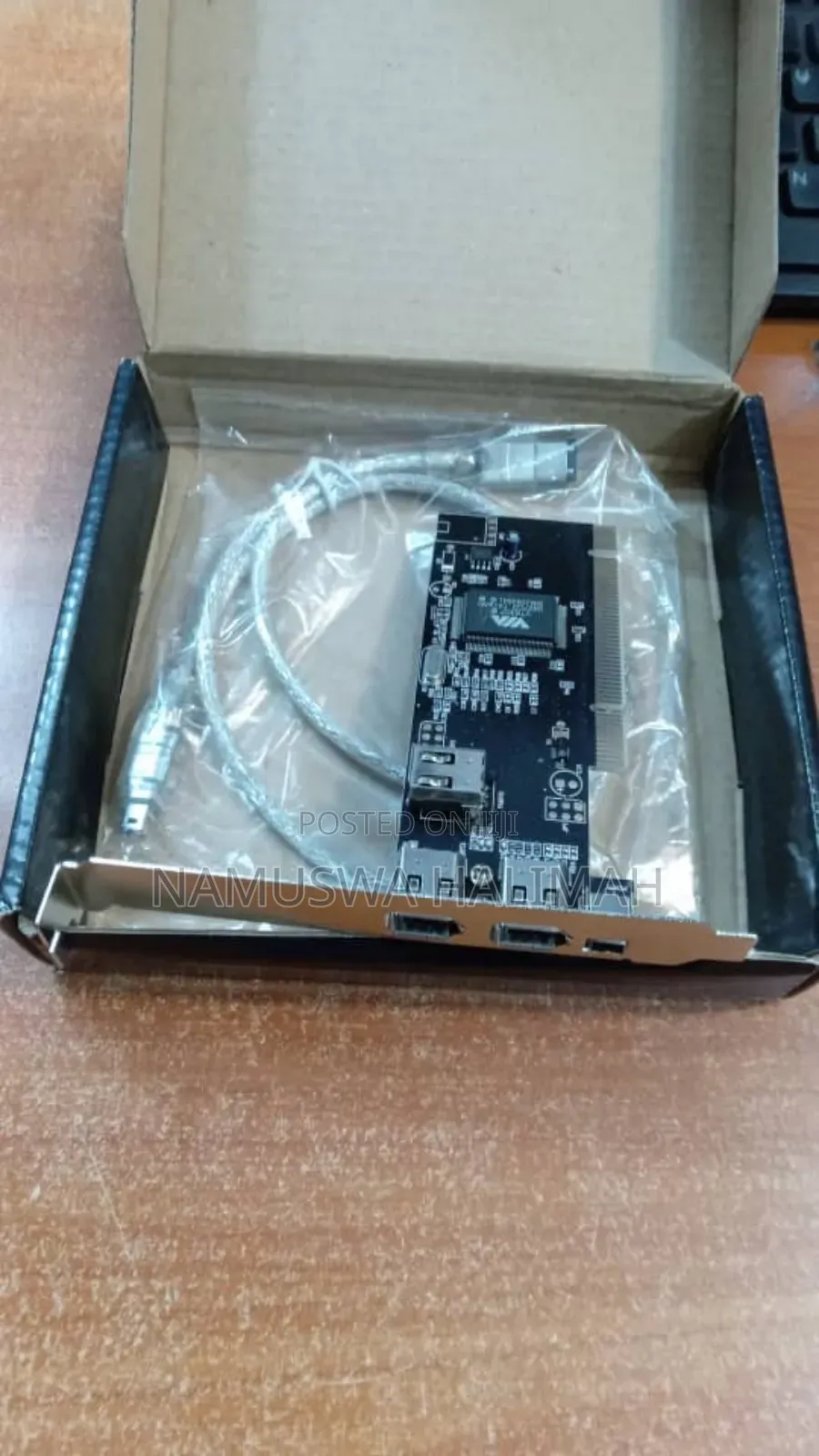 Pci or Pci-E Card.
