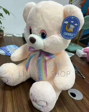 Soft Huggable Fabric Medium Sized Teddy Bear
