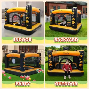 Halloween-Themed Inflatable Bounce House