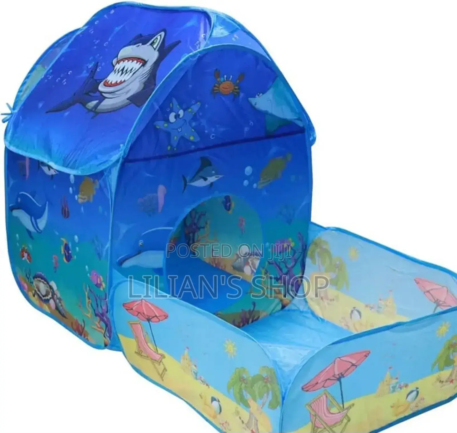 Kids Pop Up Tent With Play Pen Area