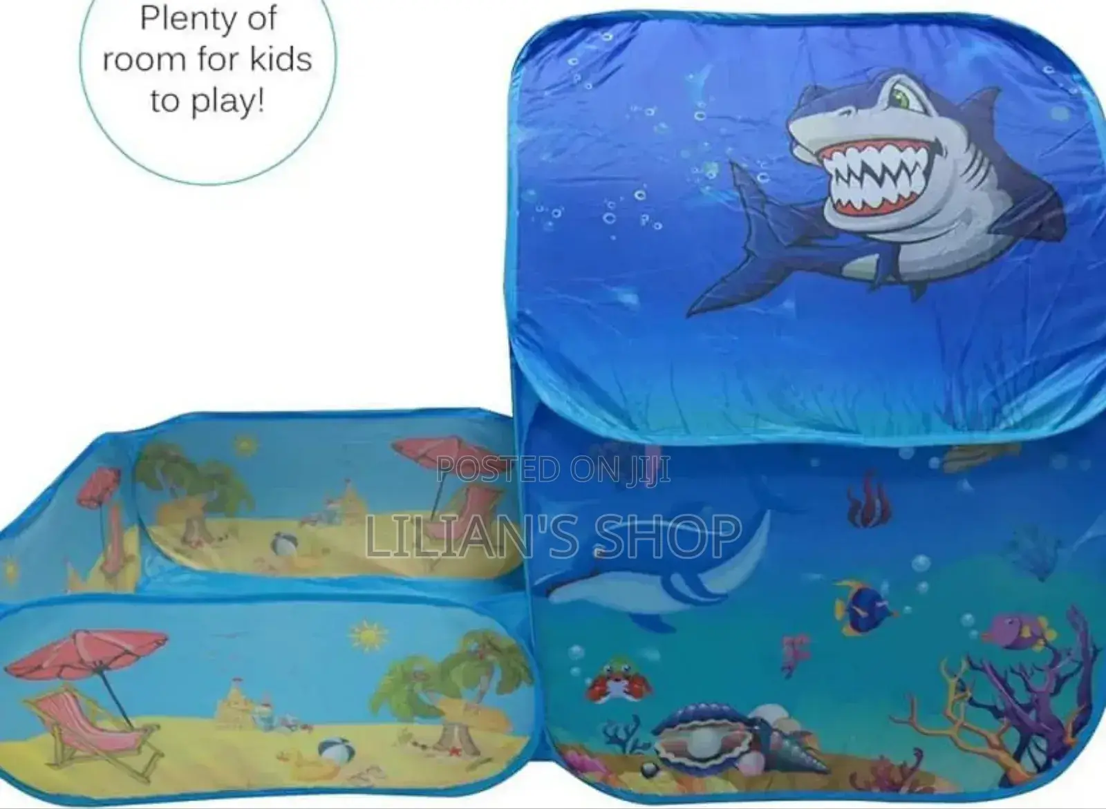 Kids Pop Up Tent With Play Pen Area