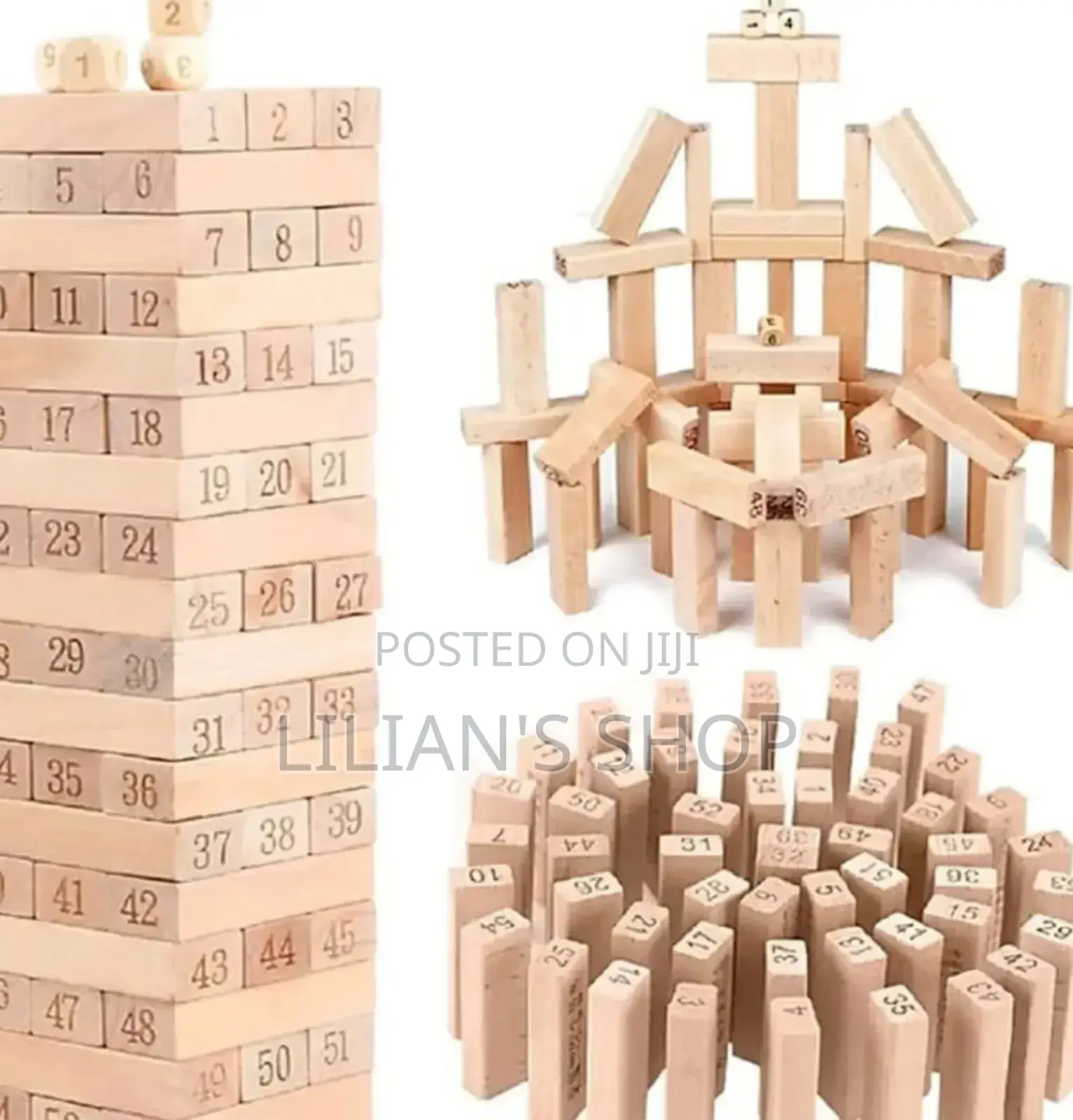 Original Wooden Jenga Blocks