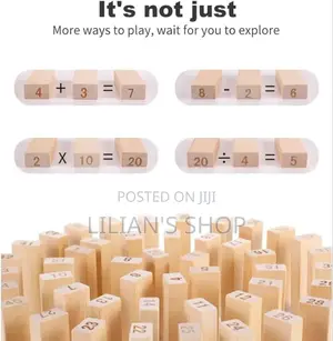 54pcs Wooden Jenga Blocks Brand New