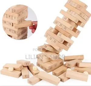 New Jenga Blocks With 4dices 54pc