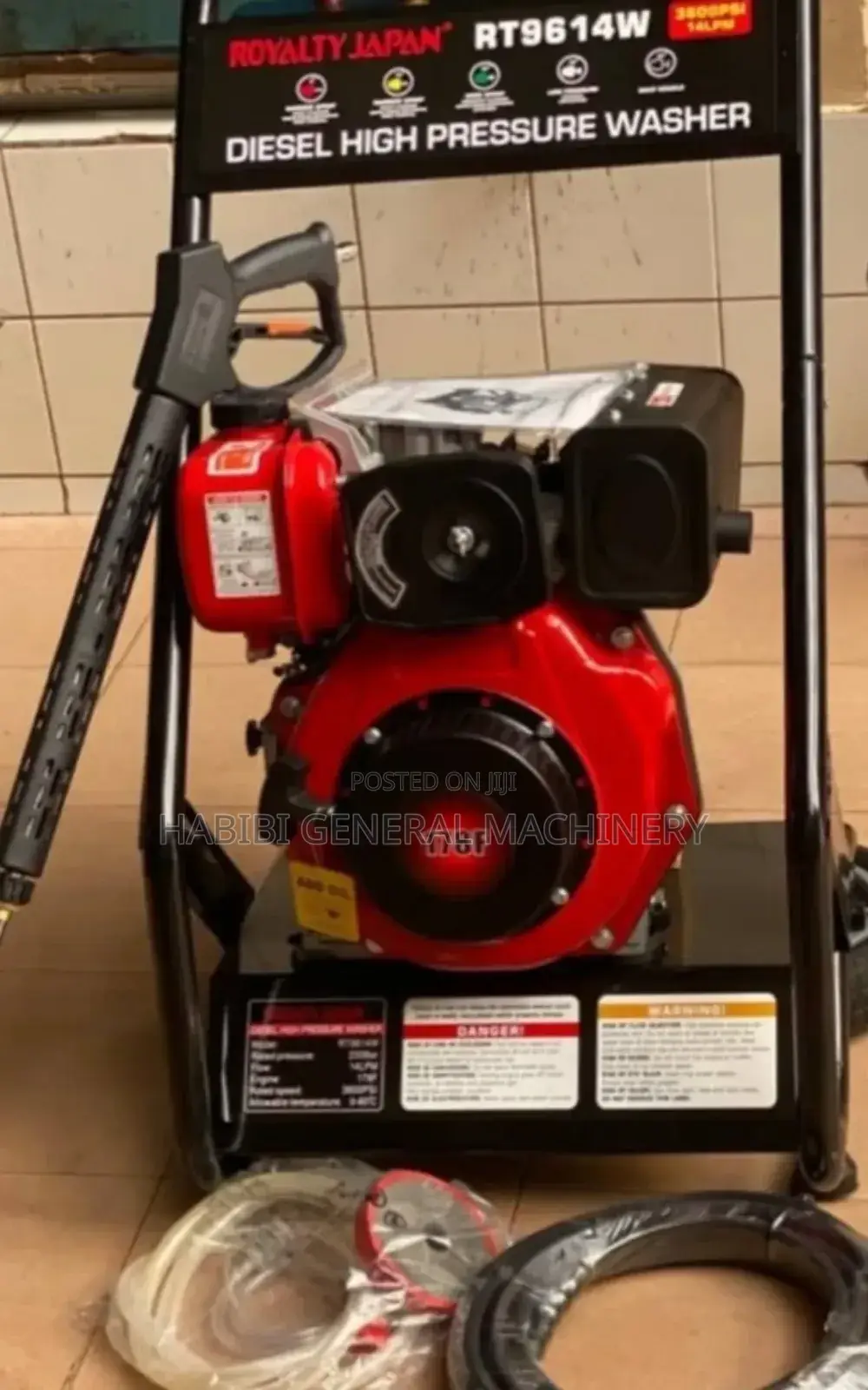Royalty Japan Diesel High Pressure Car Washer