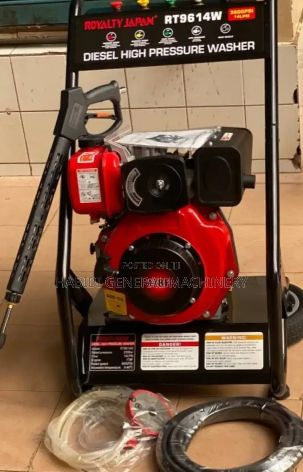 Royalty Japan Diesel High Pressure Car Washer