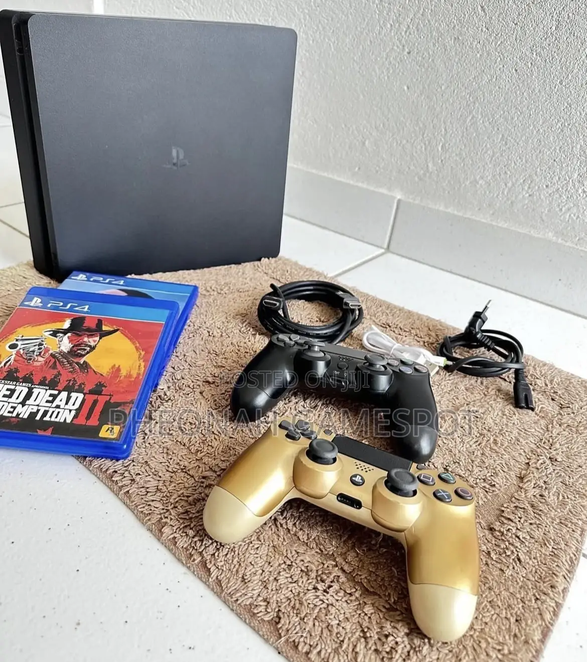 Playstation 4! Slim With 2 Pads and 12 Games Included