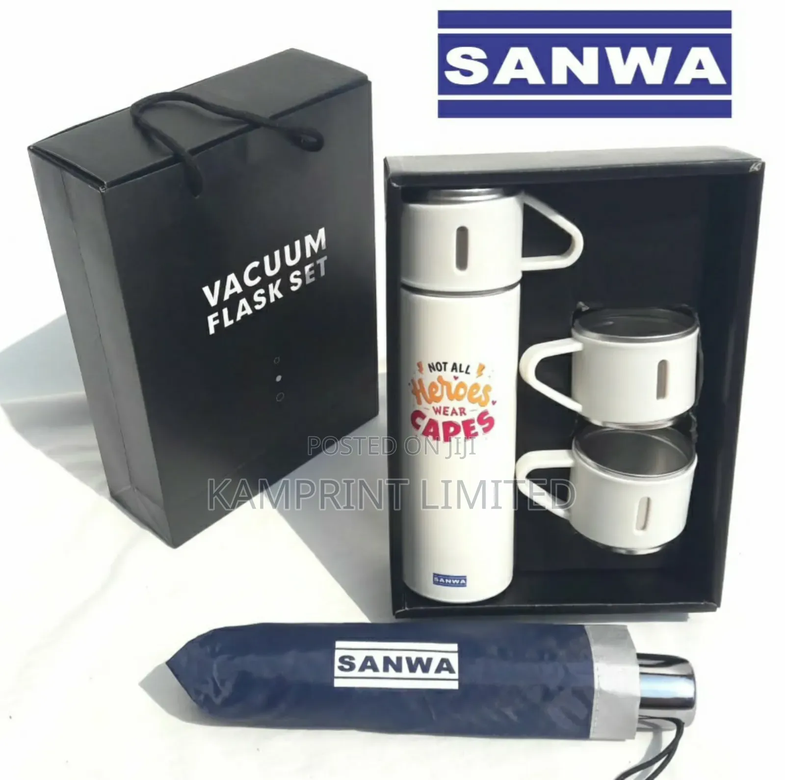 Travel Flask With Cups