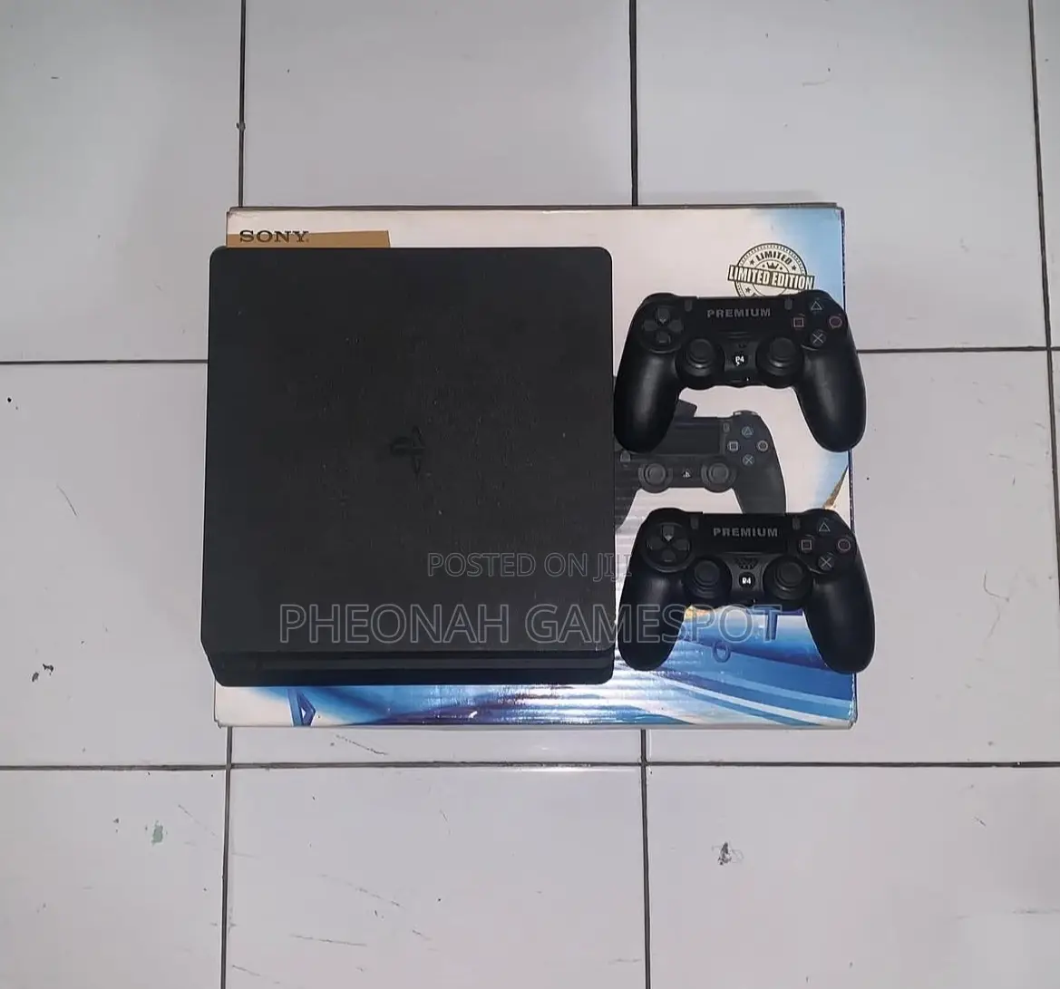 Now Now Ps4 Slim With 2 Pads and 21 Games Inside + Warranty