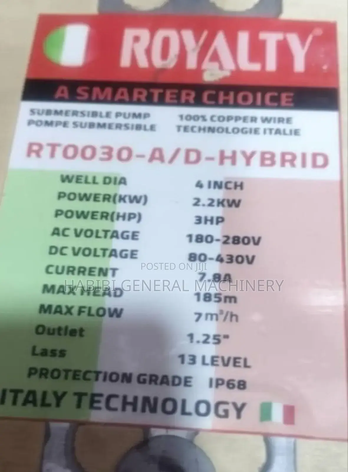 185m Solar Pump