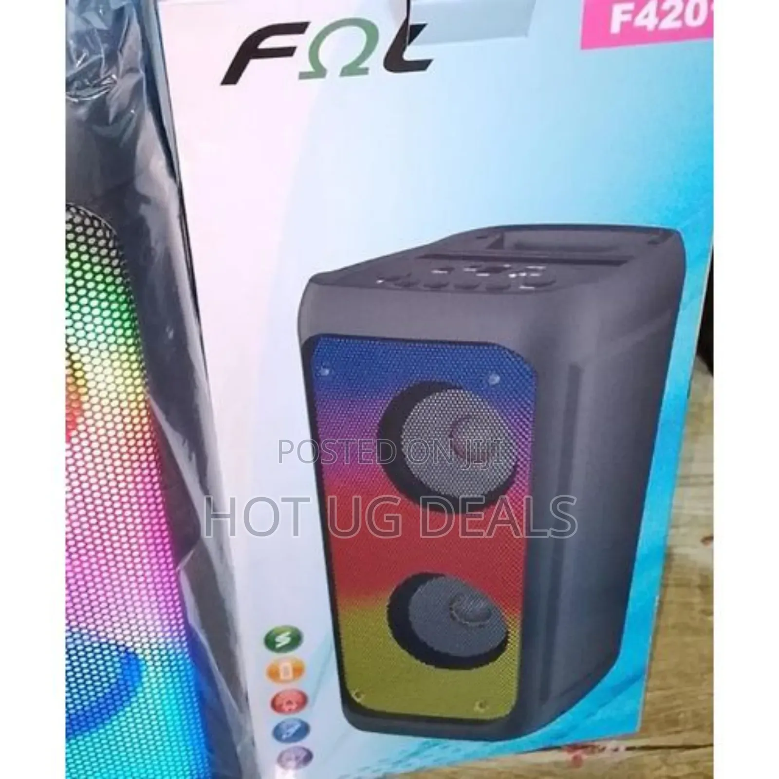 Party Bass Bluetooth Speaker With Usb Flash Port - Black