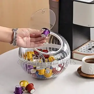 Coffee Pods Storage Container, Spherical Coffee Pod Holder