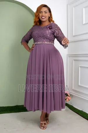 Purple Long Elegant Dresses