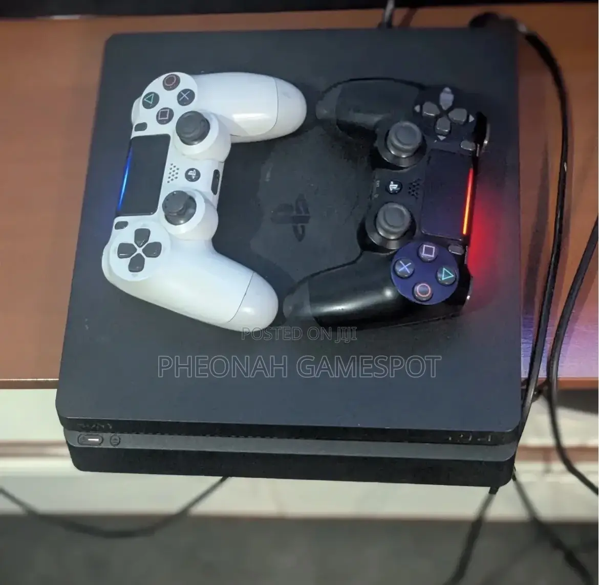 Ps4 Slim With All Accessories and 16 Games — Plug and Play Easy.