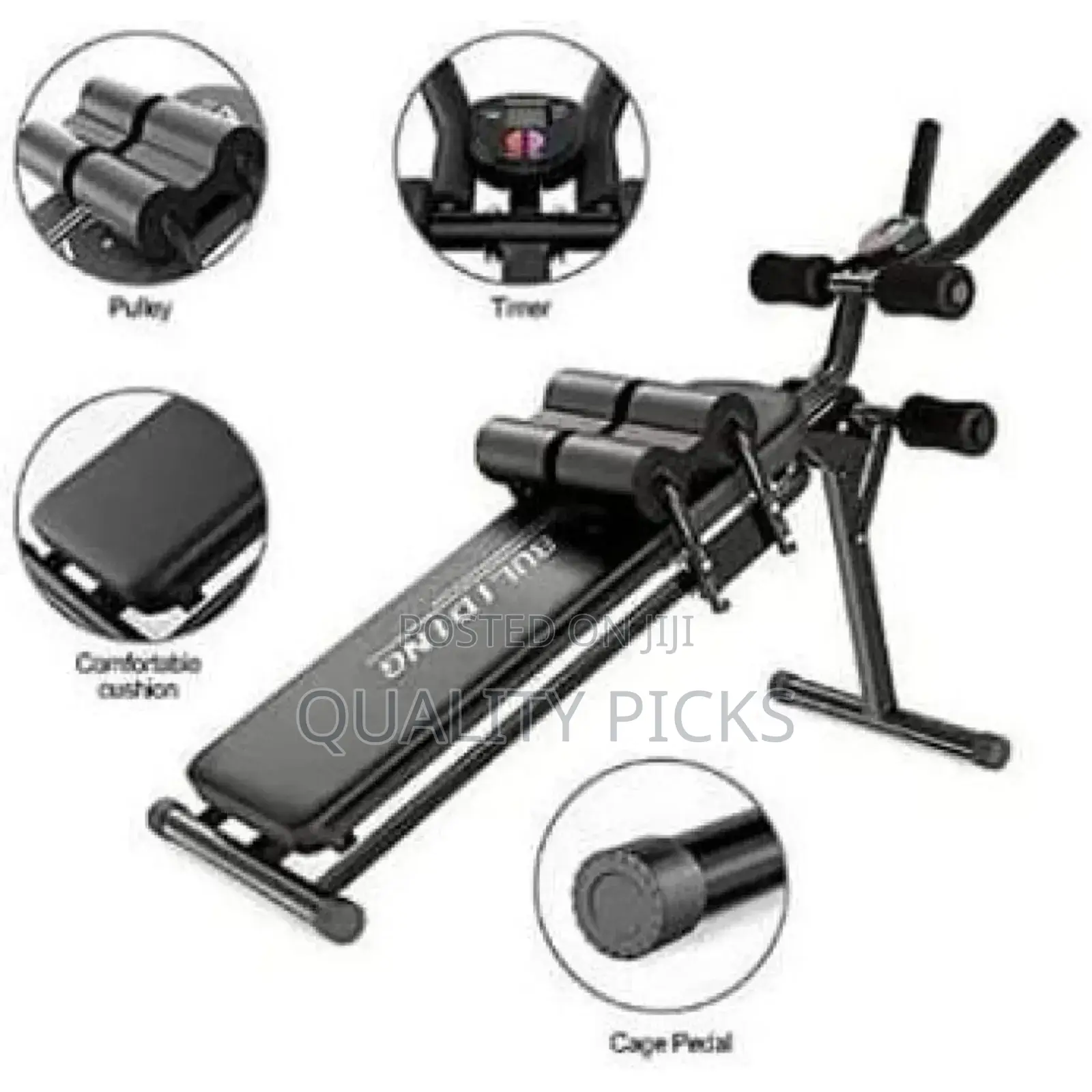 Foldable Sit Up Bench Fitness Training Excercise Bench.