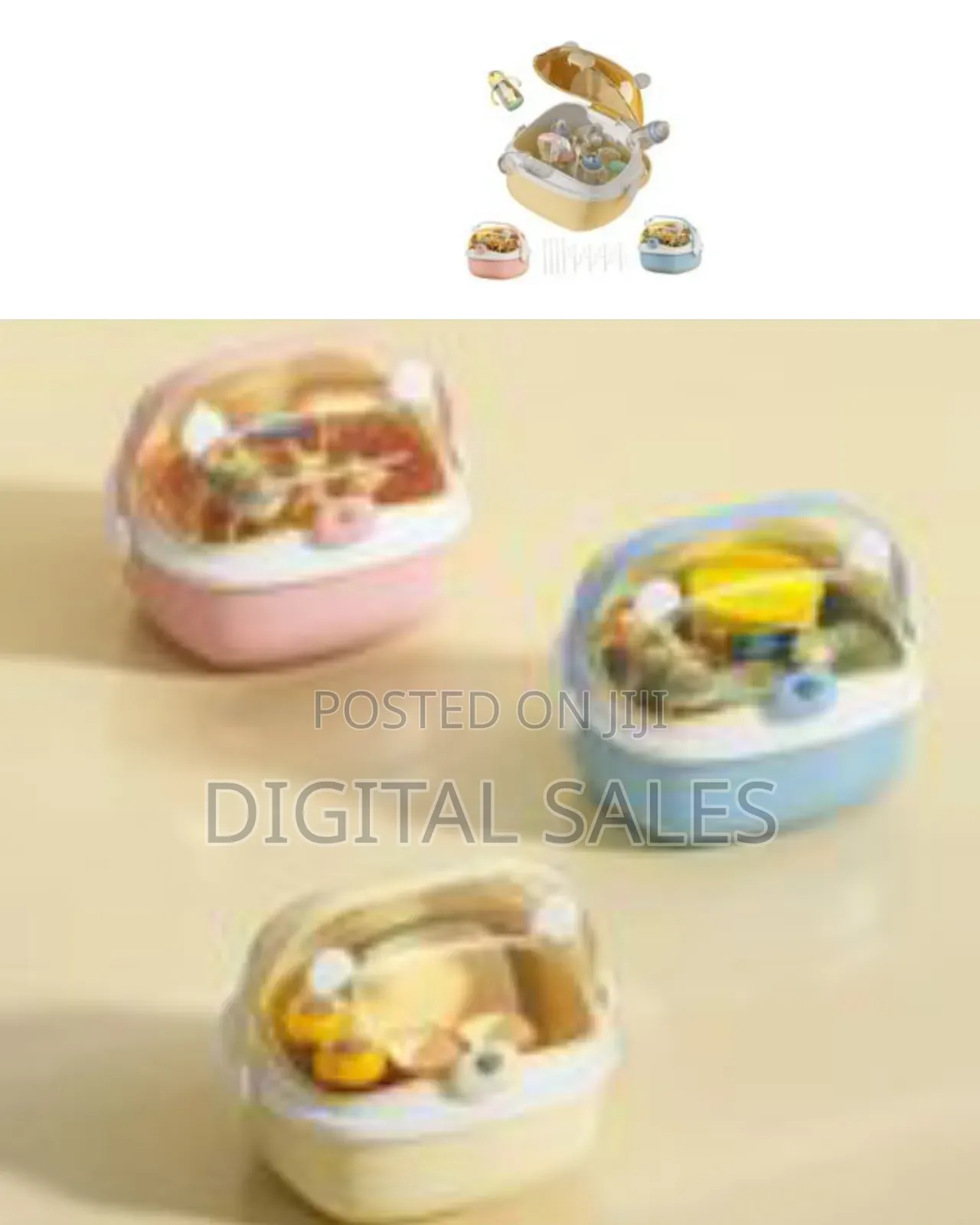 Baby Bottle Storage Box Portable Large Capacity Baby Bottle