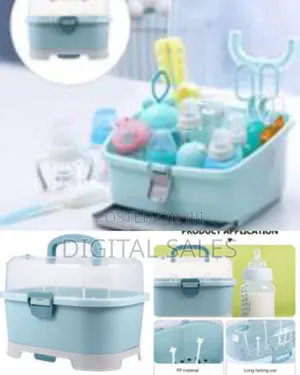 Baby Bottle Dryer 1pc Portable Baby Bottle Drying Rack Storage B