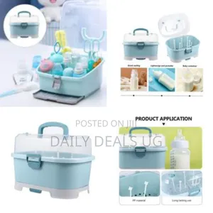 Baby Bottle Dryer 1pc Portable Baby Bottle Drying Rack Storage Box