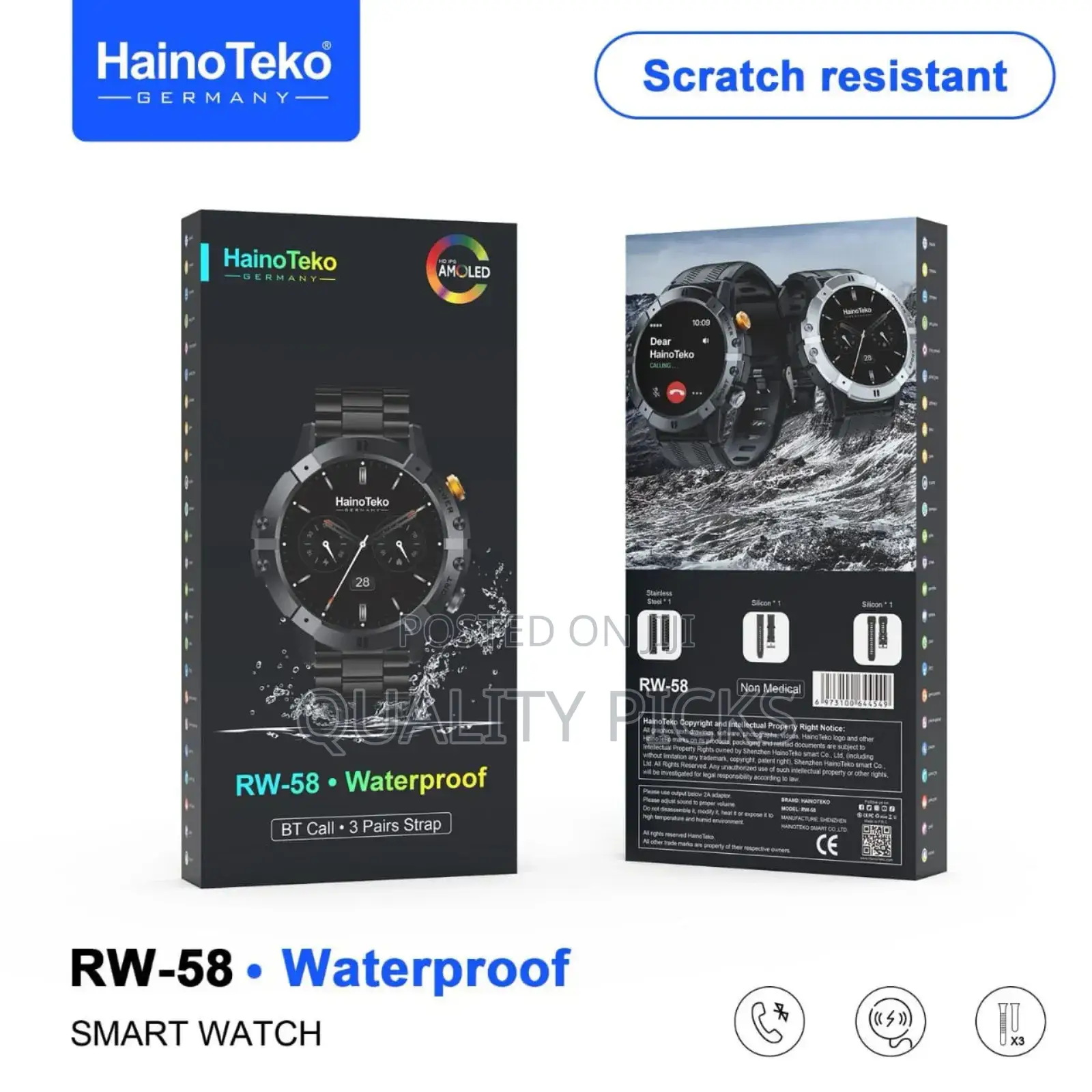 Haino Teko Smart Watch Rw 58.