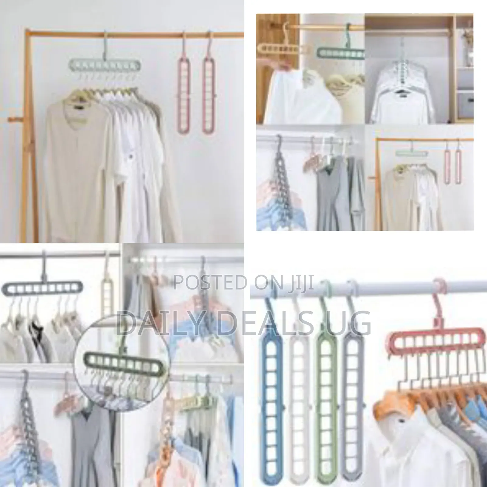 Magic Clothes Hanger Closet Organizer, 1 Pc Rotate Anti-Skid Folding