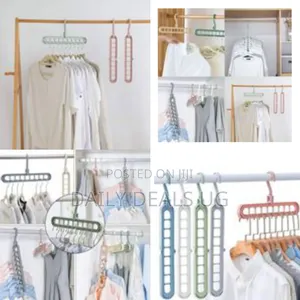 Magic Clothes Hanger Closet Organizer, 1 Pc Rotate Anti-Skid Folding