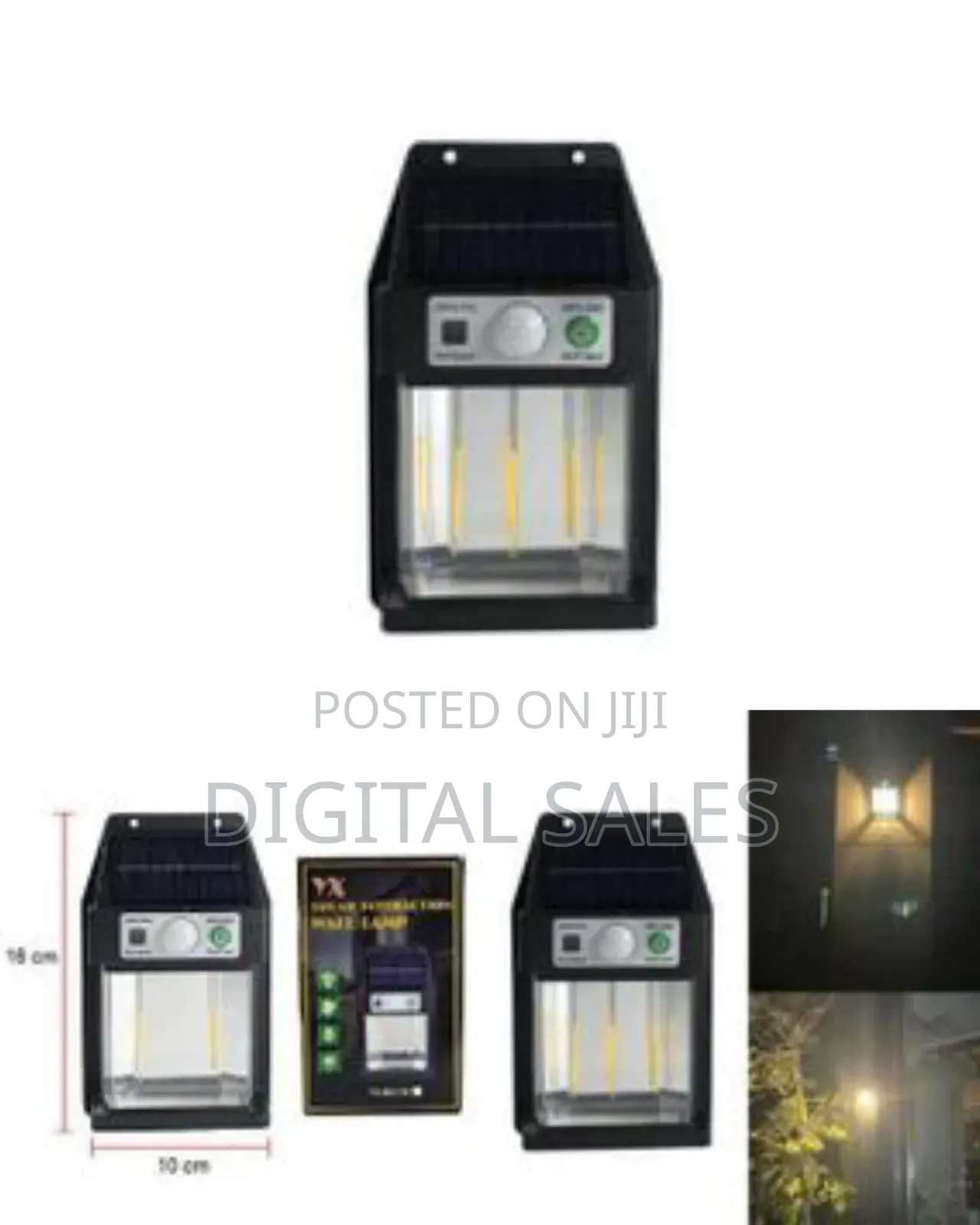 Ourdoor Solar Interaction Wall Lamps Wireless Dusk To Dawn Porch