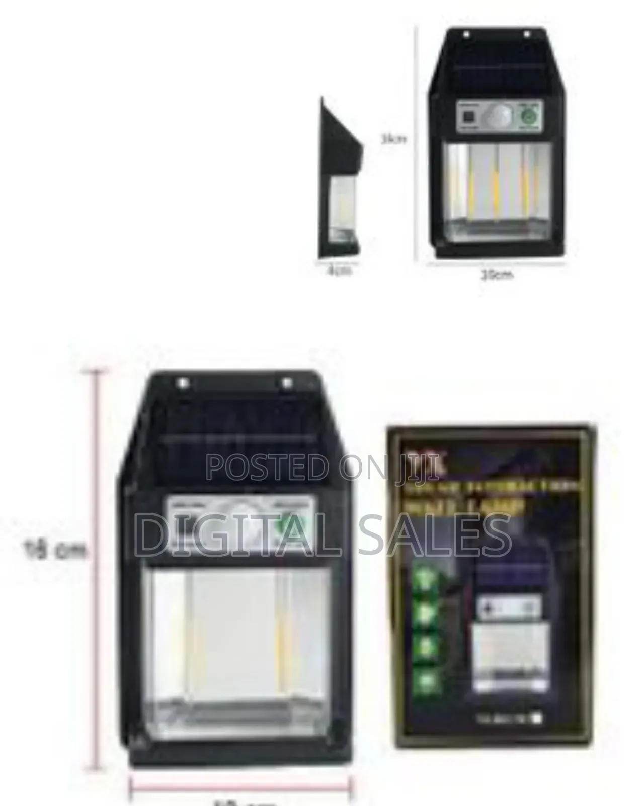 Ourdoor Solar Interaction Wall Lamps Wireless Dusk To Dawn Porch