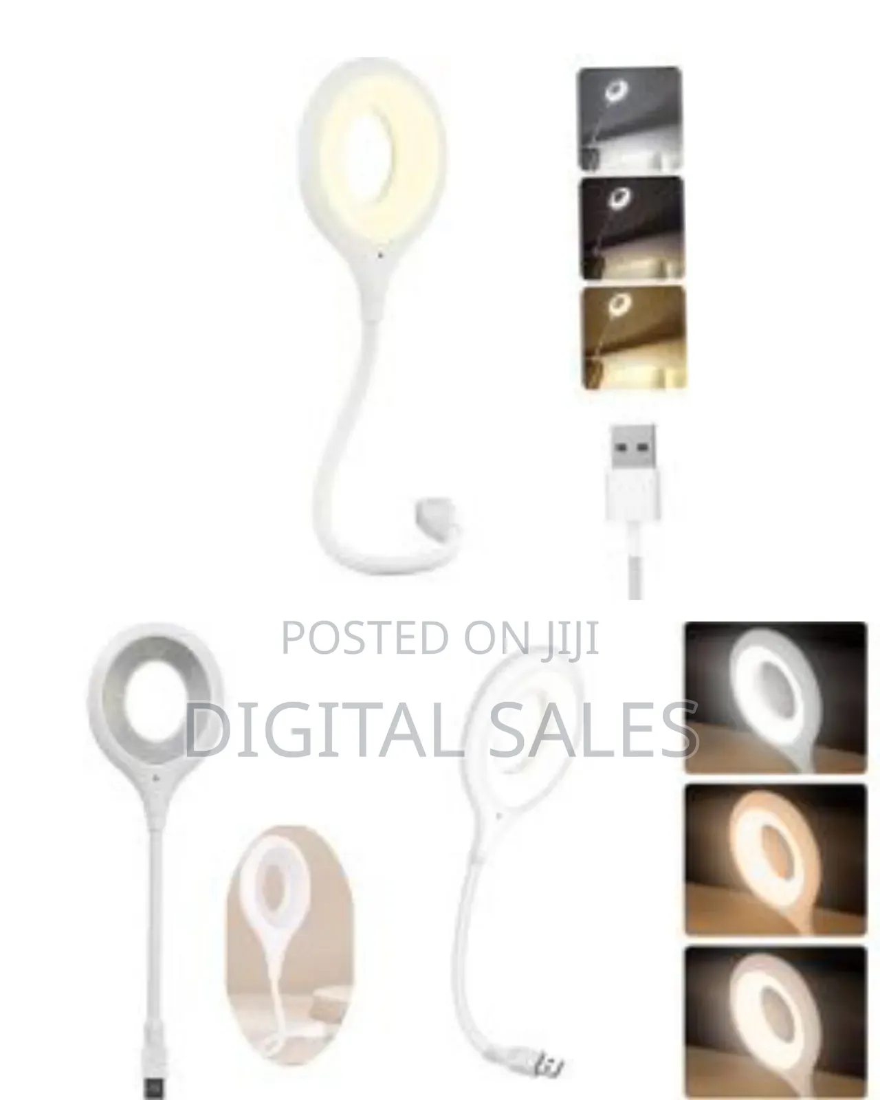 Usb Smart Voice Control Led Table Lamp For Bedroom