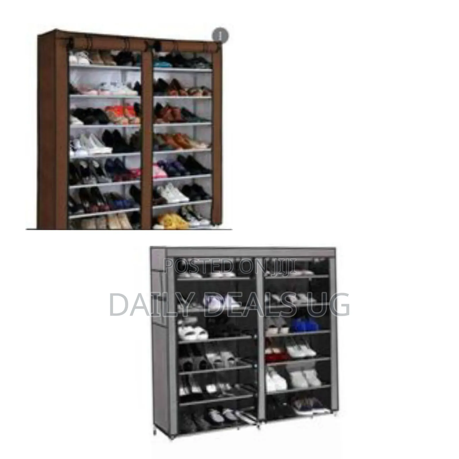 12 Layer Foldable Collapsible Shoe Rack Storage Organizer, 36 Pairs