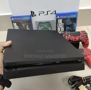 Ready Ps4 Slim Bundle — 29 Games, 2 Pads, and Cables.