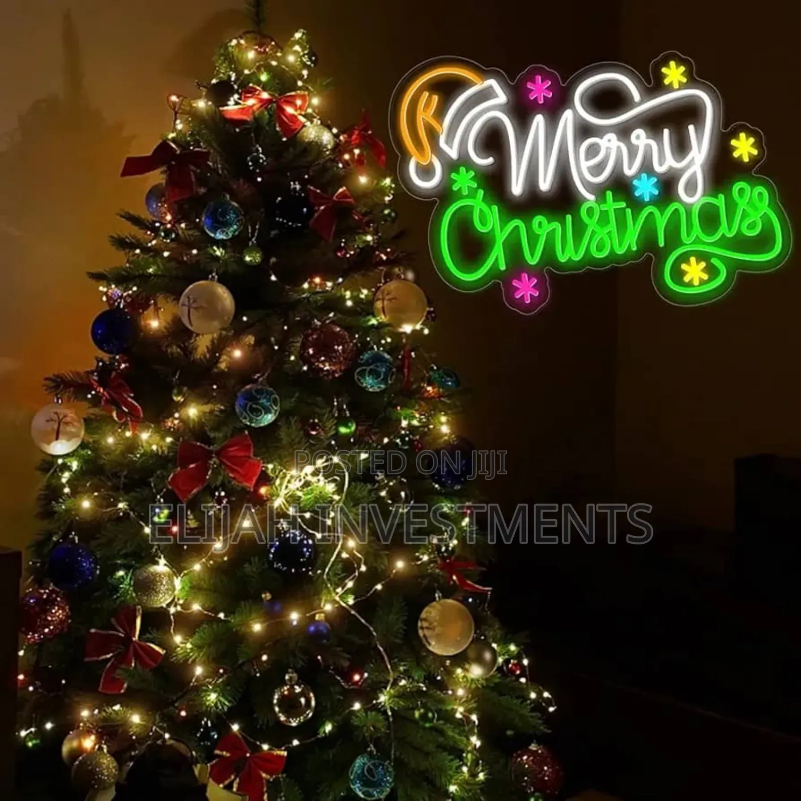 Merry Christmas Mountable Led Neon Sign