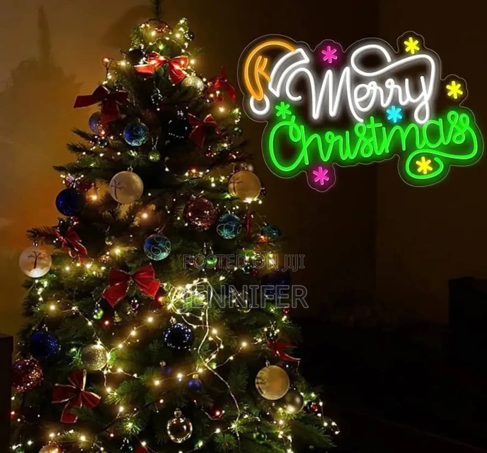 Merry Christmas Mountable Led Neon Sign