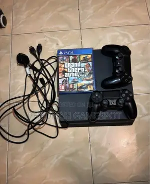 Full Ps4 Slim Gaming Setup, 2 Pads, 22 Games, Perfect!