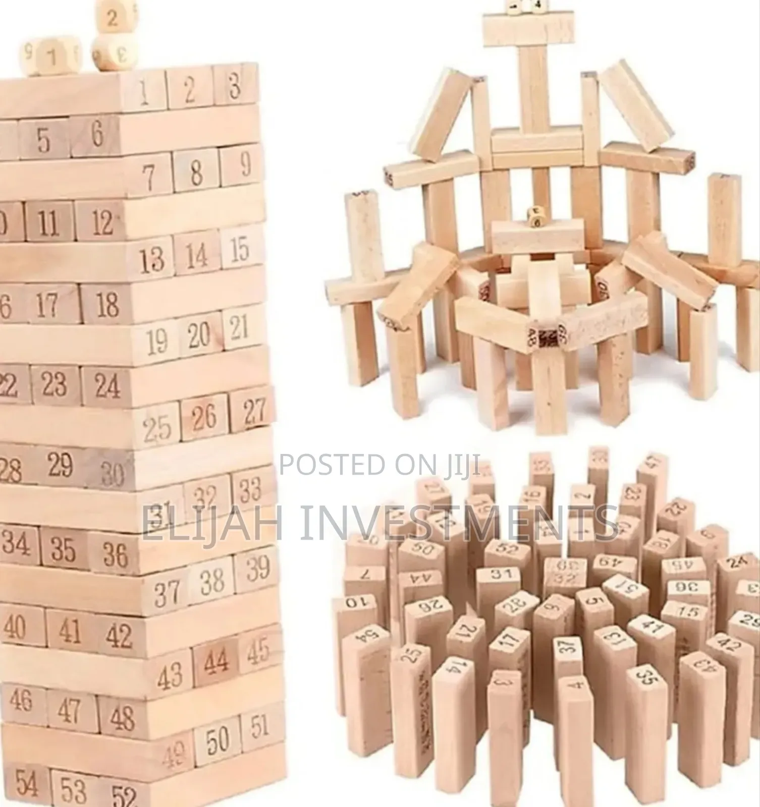 Original Wooden Jenga Blocks