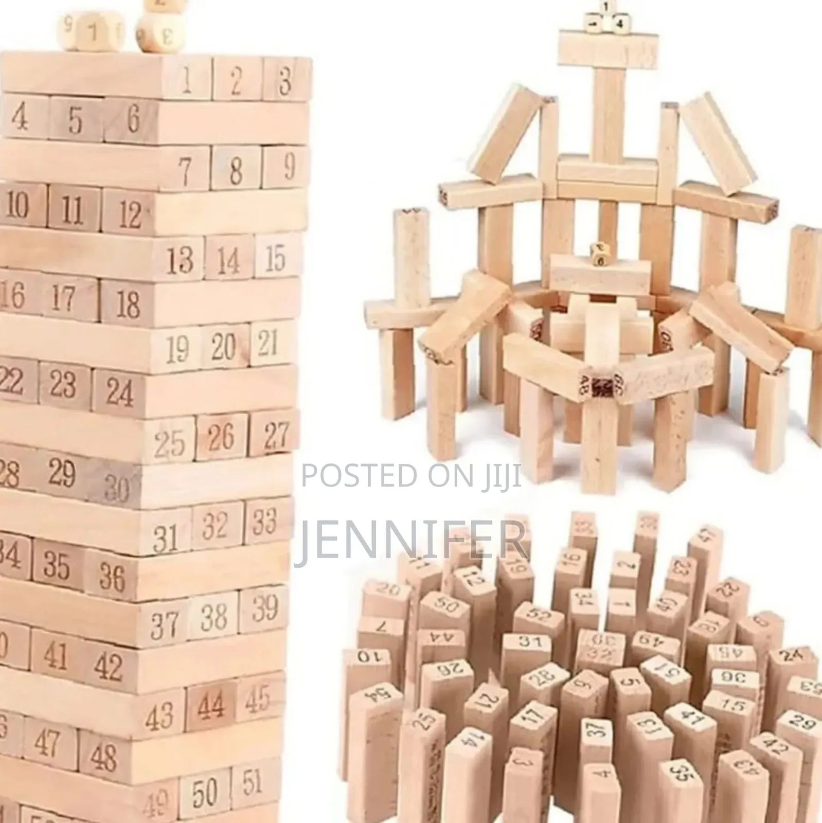 Original Wooden Jenga Blocks