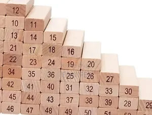 Jenga Blocks With 4dices 54pcs