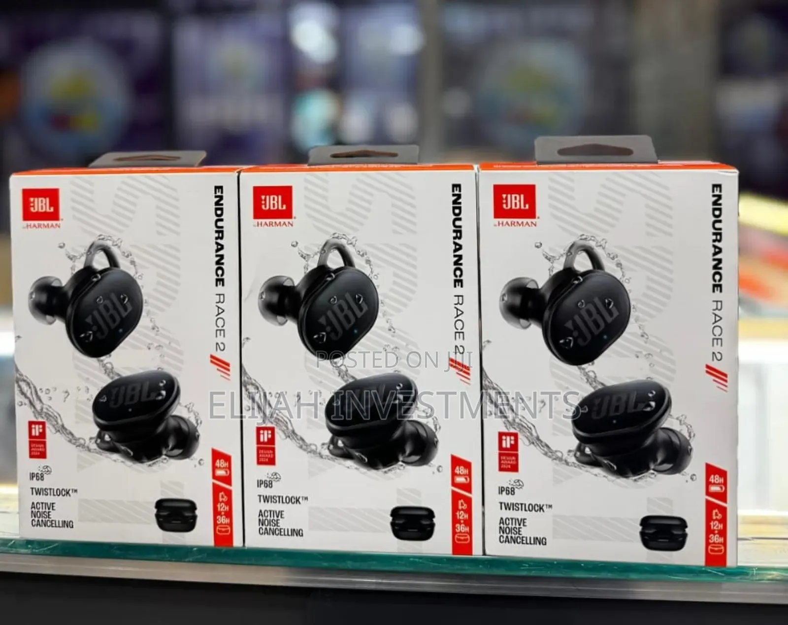 JBL Endurance Race 2 - Waterproof (Ip68) Sports True Wireless Earbuds