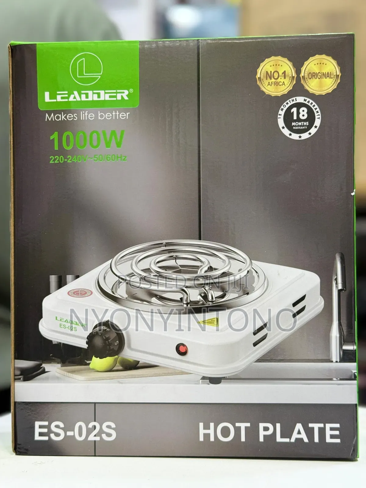 Leader 1000w High-Quality Single Coil Hotplate
