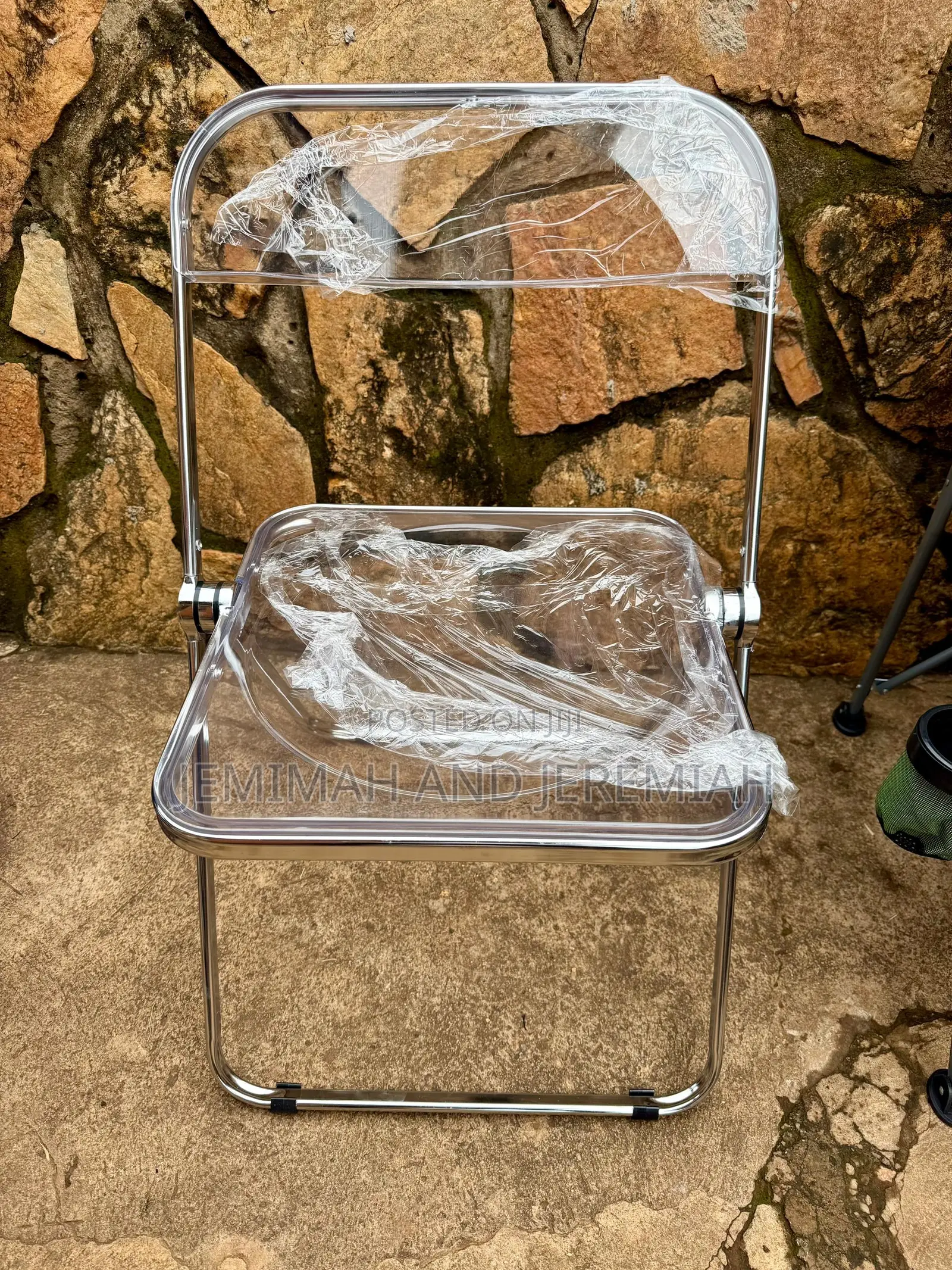 Giancalo Piletti Acrylic/ Foldable Glass Chair