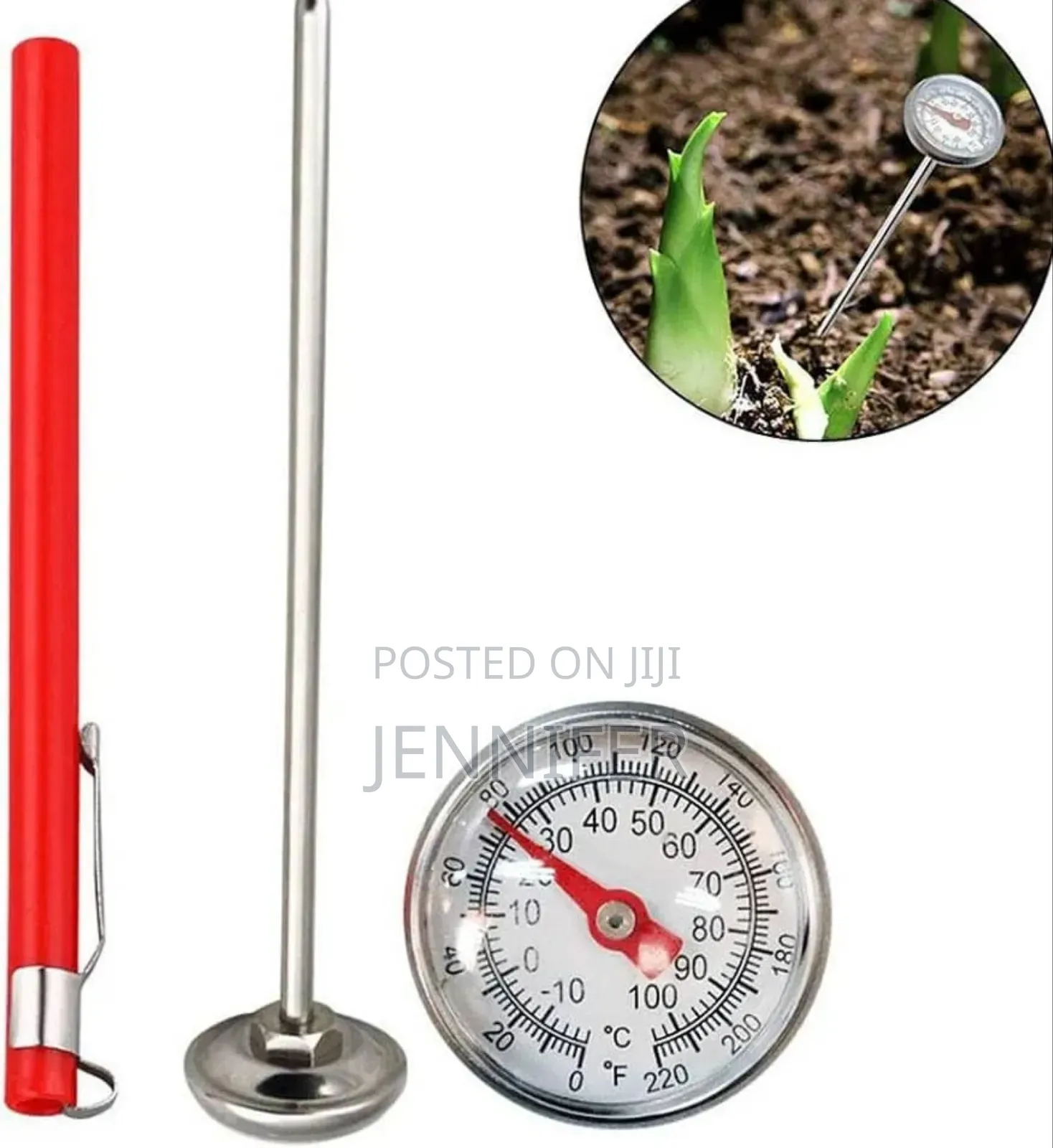 Stainless Steel Soil Thermometer