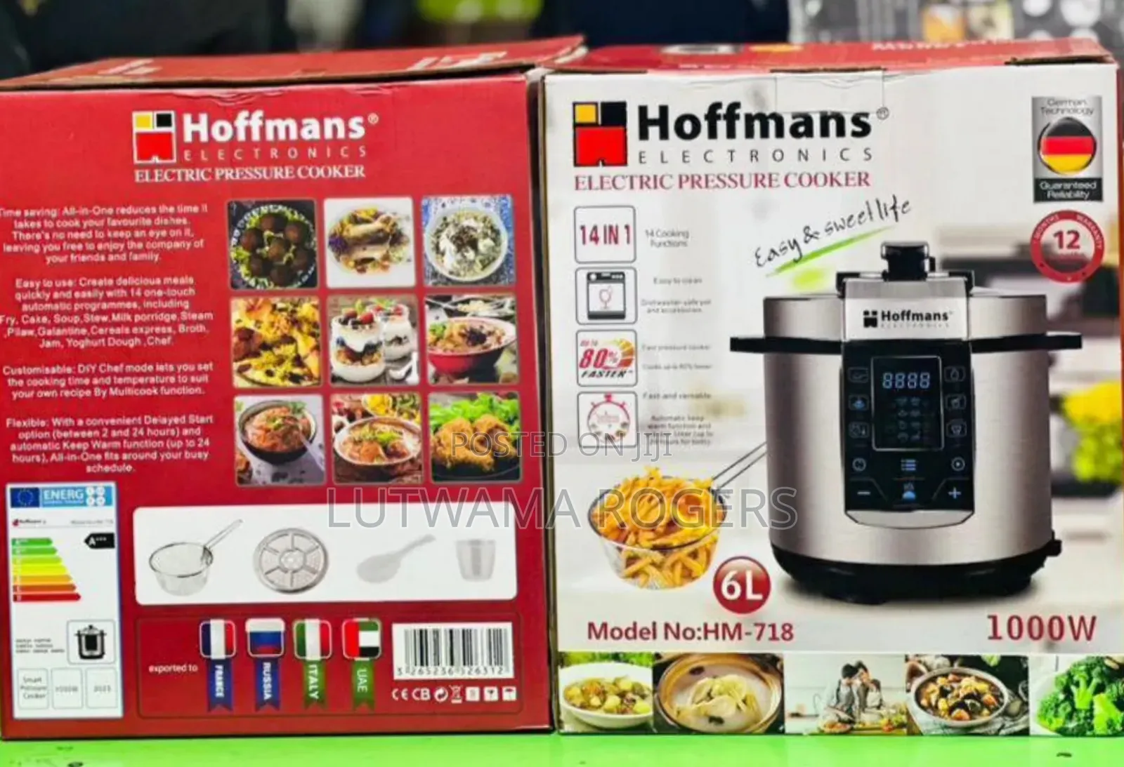 Hoffmans Pressure Cooker Hm-718