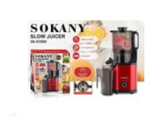 Sokany Commercial 140mm Big Mouth Cold Press Juicer Blender