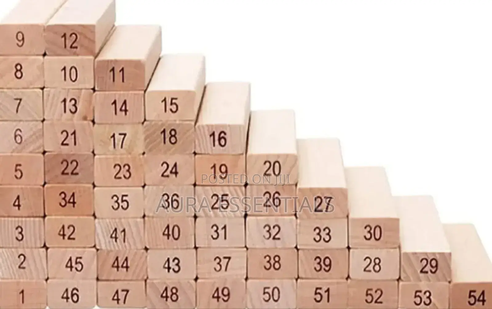 Jenga Blocks With 4dices 54pcs