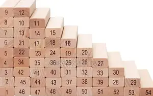 Jenga Blocks With 4dices 54pcs