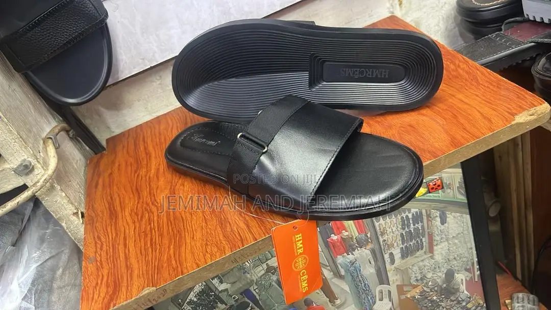 Leather Open Sandals for Men