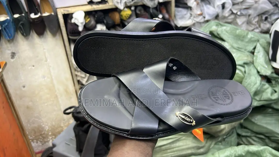 Leather Open Sandals for Men
