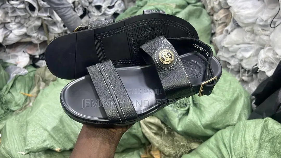 Leather Open Sandals for Men